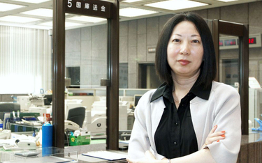 Tokiko Shimizu (zdjęcie z 2010 r., gdy została ona pierwszą kobietą na stanowisku kierownika oddział