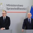 Minister sprawiedliwości Adam Bodnar i wiceminister Dariusz Mazur