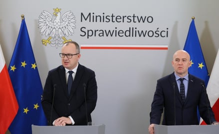 Minister sprawiedliwości Adam Bodnar i wiceminister Dariusz Mazur