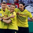 Kuba Błaszczykowski gratuluje Łukaszowi Piszczkowi bramki