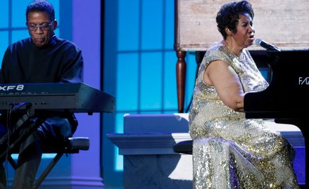 Aretha Franklin podczas występu w Białym Domu w 2016 roku. Artystka zmarła w 2018 roku po długiej wa