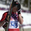 Justyna Kowalczyk po wygranej w biegu na 10 km techniką klasyczną w Soczi