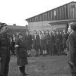 Wyzwolenie obozu w Oberlangen przez żołnierzy 1 Dywizji Pancernej gen. Maczka. 12.04.1945 r.