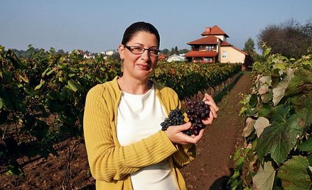 Barbara Czajka, współwłaścicielka winnicy Vanellus w Jareniówce w woj. podkarpackim