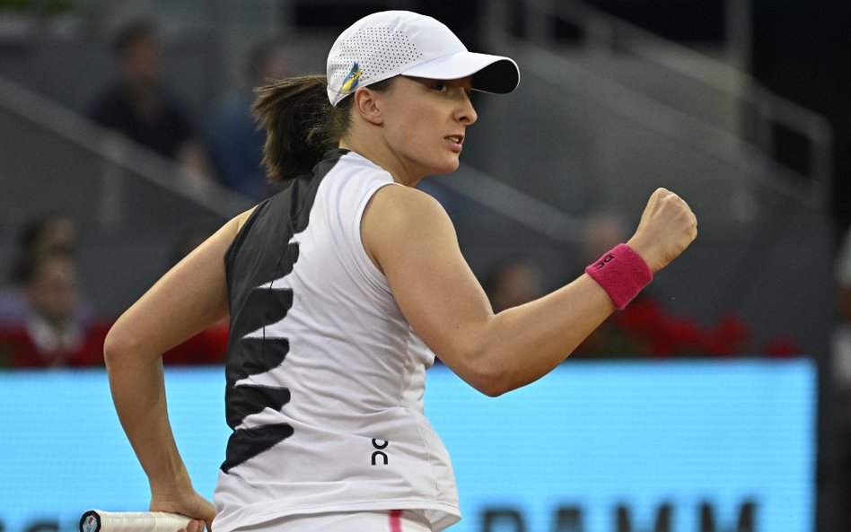 Tenis w Madrycie: Iga Świątek ekspresem w półfinale