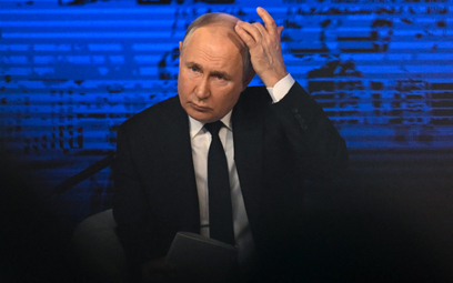W długiej, ponaddwugodzinnej rozmowie Władimir Putin snuł teorie dotyczące nierozerwalnych związków 