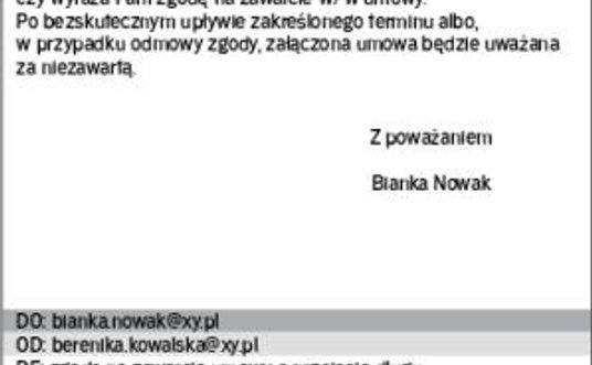 Wzór oświadczenia dłużnika o wyrażeniu zgody na zawarcie umowy o przejęcie długu