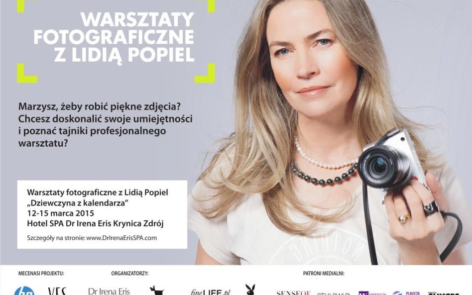 Lidia Popiel zaprasza na warsztaty fotograficzne