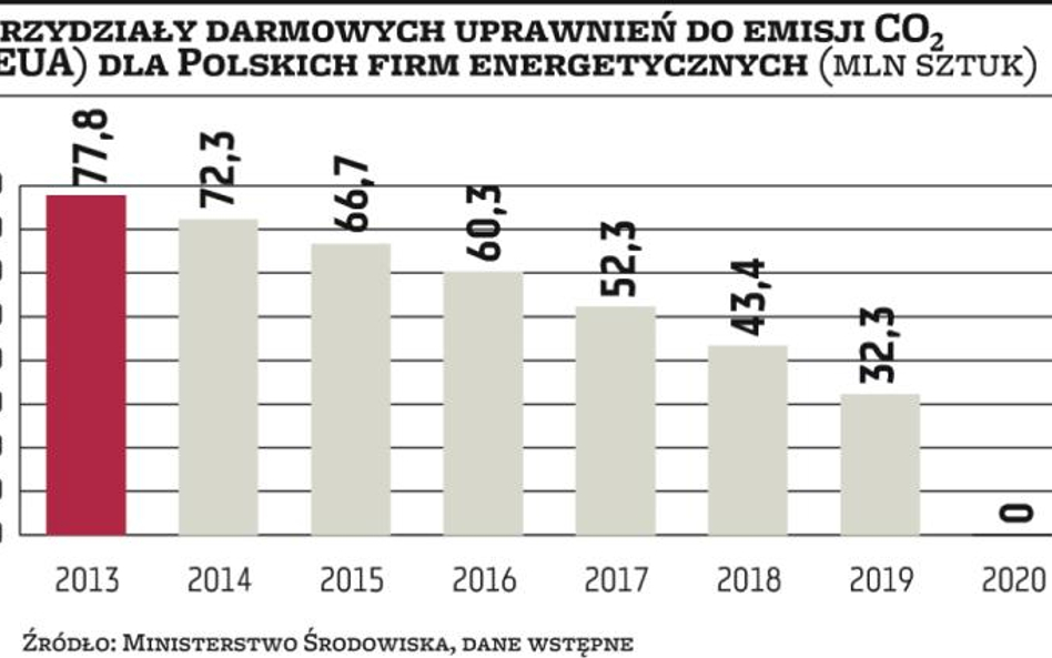 Przemysł: Groźba strat części praw do emisji