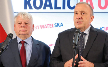 Senator Bogdan Borusewicz i szef PO Grzegorz Schetyna apelują o niezwoływanie Senatu w starym składz