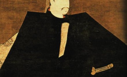 Szogun Minamoto-no Yoritomo, miniatura japońska, koniec XII w.