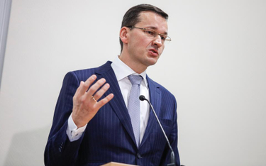 Wicepremier, minister rozwoju i finansów Mateusz Morawiecki.