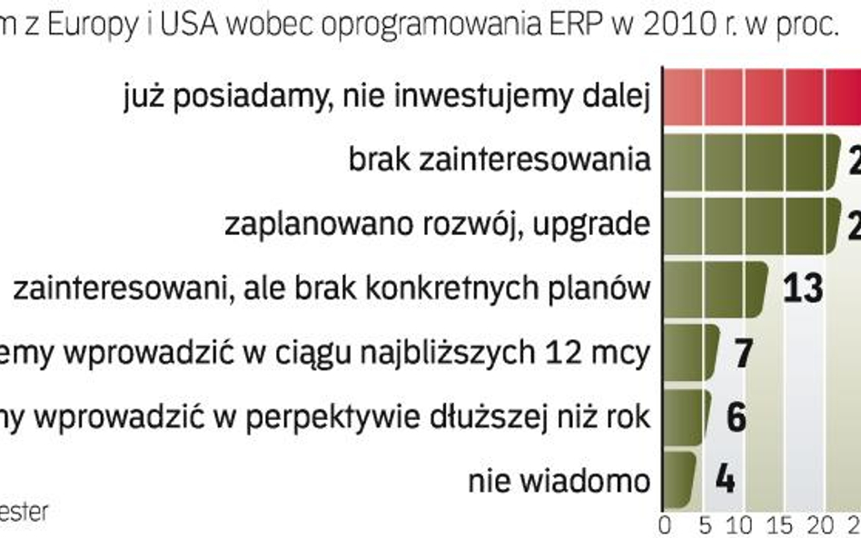 Z amerykańskich badań firmy Forrester wynika, że firmy w USA nie są zainteresowane wynajmowaniem opr