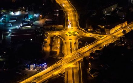 Węzeł Wyzwolenia przy ulicy Warszawskiej w Rzeszowie.