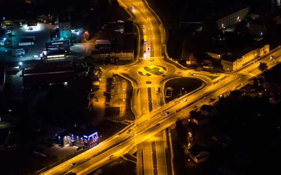 Węzeł Wyzwolenia przy ulicy Warszawskiej w Rzeszowie.