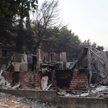 Skutki jednego z pożarów w Chorwacji