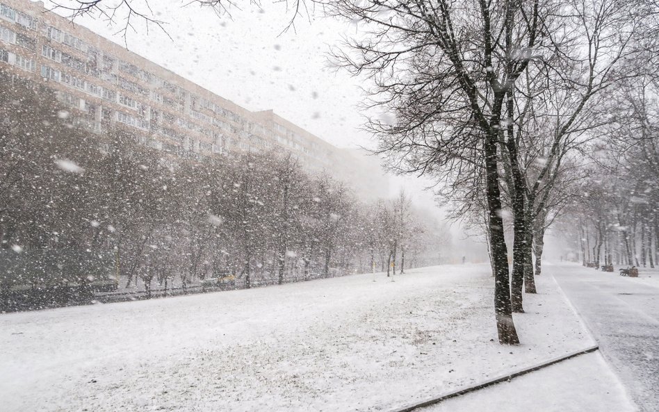 W piątek czekają nas opady śniegu, które mogą przechodzić w deszcz