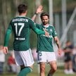 Zawodnicy Legii Warszawa Ilja Szkurin (L) i Claude Goncalves