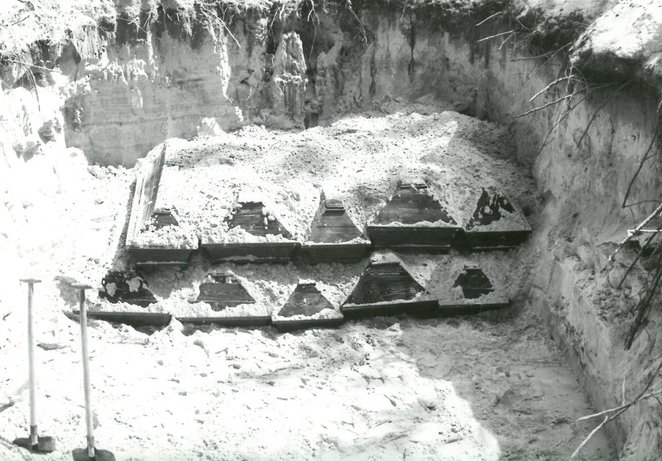 Szczątki wydobyte podczas ekshumacji w 1989 roku zostały złożone bez własciwego przebadania do trumi