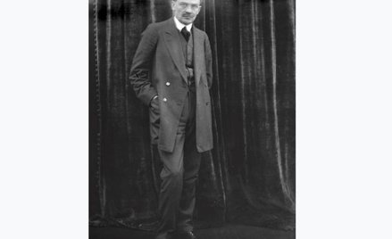 Stefan Żeromski (1864–1925) w 1919 r., niedługo przed napisaniem „Na probostwie w Wyszkowie”