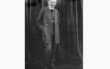 Stefan Żeromski (1864–1925) w 1919 r., niedługo przed napisaniem „Na probostwie w Wyszkowie”