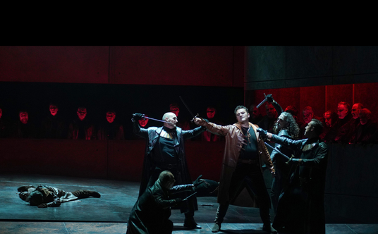 Piotr beczała jako manrico w „Trubadurze” Teatro Real