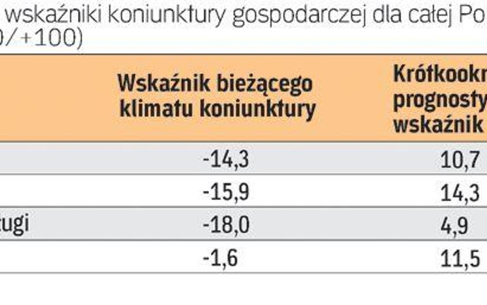 W styczniu sezonowe pogorszenie koniunktury