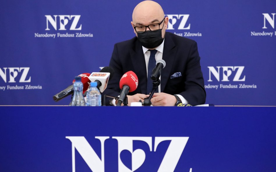 Prezes Narodowego Funduszu Zdrowia Filip Nowak