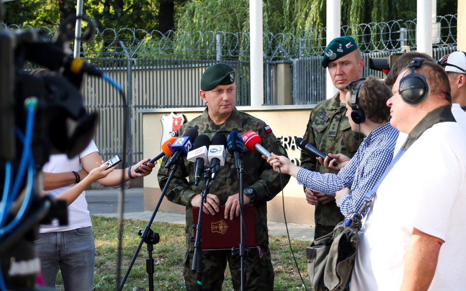 Dowódca Operacyjny Rodzajów Sił Zbrojnych gen. dyw. Maciej Klisz