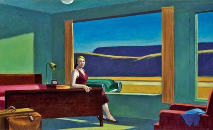 Tytułowy obraz z wystawy „Western Motel. Edward Hopper i sztuka współczesna” w Kunsthalle