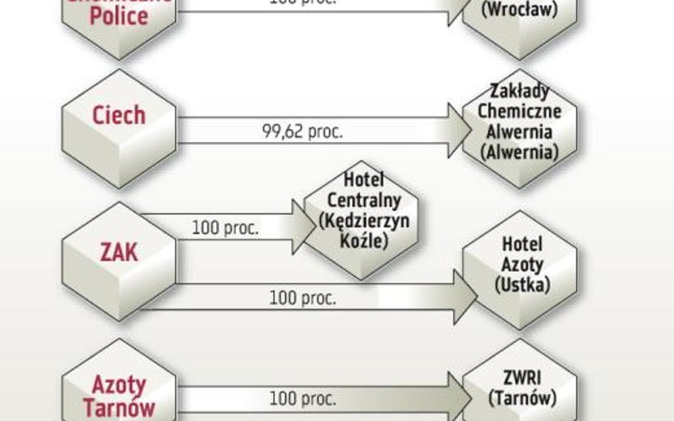 Restrukturyzacja chemicznych grup