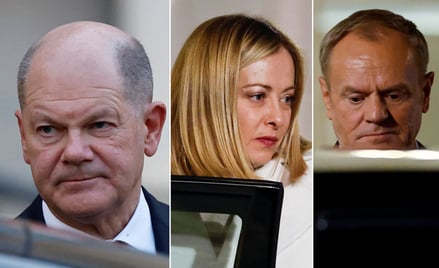 Olaf Scholz, Giorgia Meloni, Donald Tusk