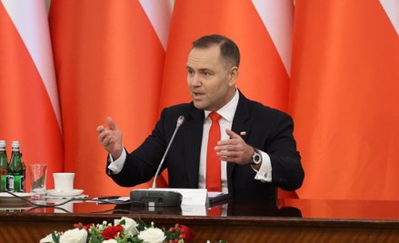 Prezydent Karol Nawrocki podczas posiedzenia Rady Gabinetowej w Pałacu Prezydenckim w Warszawie.