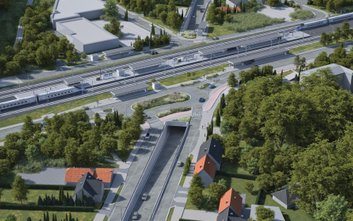 Wizualizacja nowego tunelu w Rembertowie