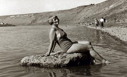 Maria Dąbrowska w Zaleszczykach, 1937 r.