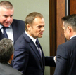 Paweł Graś, Donald Tusk i Sławomir Nowak w Sejmie