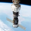 Sojuz zadokowany do Międzynarodowej Stacji Kosmicznej (ISS), fot. ilustracyjna
