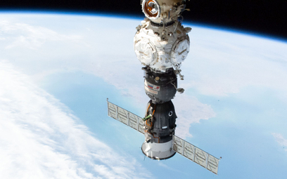 Sojuz zadokowany do Międzynarodowej Stacji Kosmicznej (ISS), fot. ilustracyjna