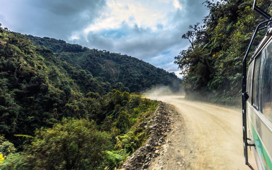 Droga Yungas w Boliwii