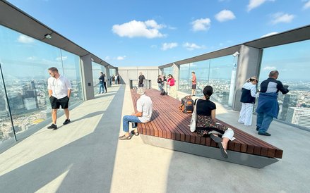 Pierwsi goście odwiedzili taras we wtorek, 9 września 2025