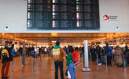 Lotnisko Zaventem na przedmieściach Brukseli