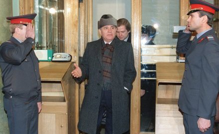 Michaił Gorbaczow w połowie stycznia 1992 roku, trzy tygodnie po upadku ZSRR