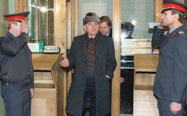 Michaił Gorbaczow w połowie stycznia 1992 roku, trzy tygodnie po upadku ZSRR