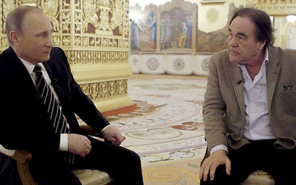 Władimir Putin i Oliver Stone