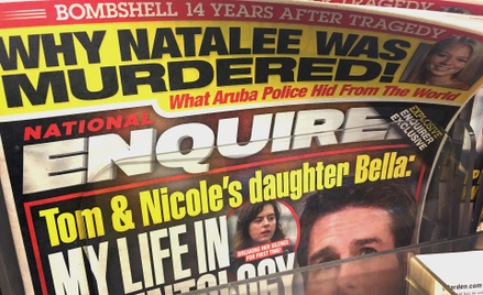 "The National Enquirer" - ulubiony brukowiec Donalda Trumpa na sprzedaż