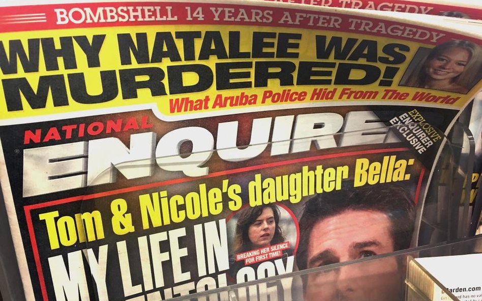 "The National Enquirer" - ulubiony brukowiec Donalda Trumpa na sprzedaż