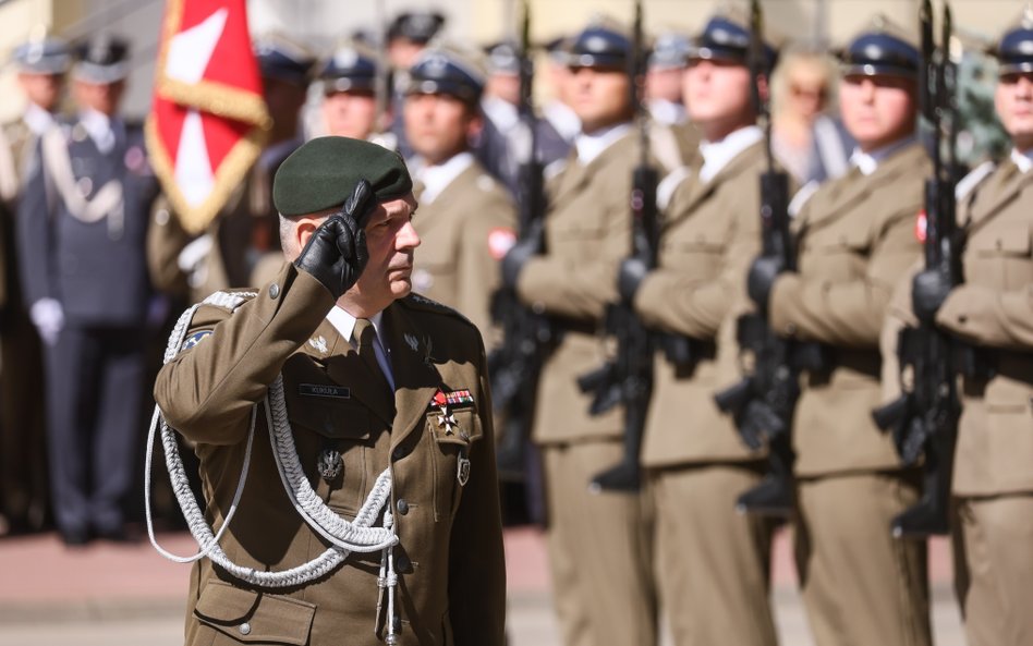 Szef Sztabu Generalnego Wojska Polskiego gen. Wiesław Kukuła.