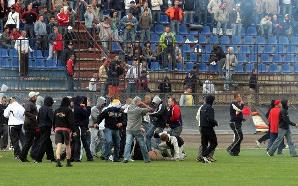 Zamieszki na jednym z polskich stadionów