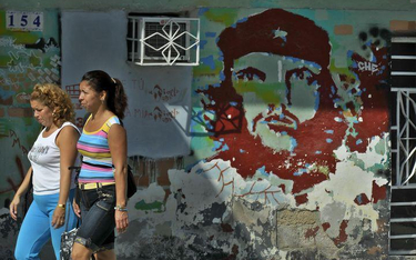 Graffiti z "Che" na ulicy Hawany