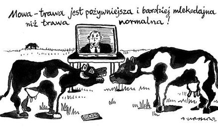 Komentarz rysunkowy. Mowa-trawa